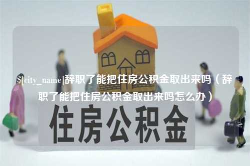 防城港辞职了能把住房公积金取出来吗（辞职了能把住房公积金取出来吗怎么办）